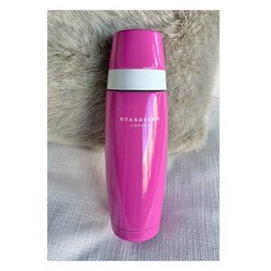 Starbucks Pink Stainless Steel Travel Tumbler 16oz Insulated Coffee Thermos